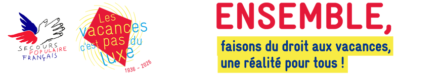 page d'accueil de Secours populaire français